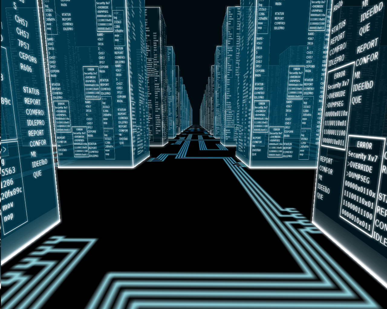 The Gibson Screensaver LazerbladeGames