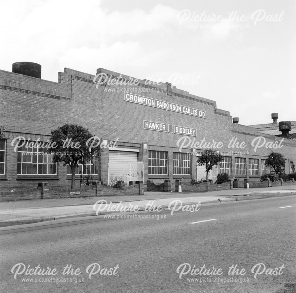 The Frontage of Crompton Parkinson Cables Ltds Factory