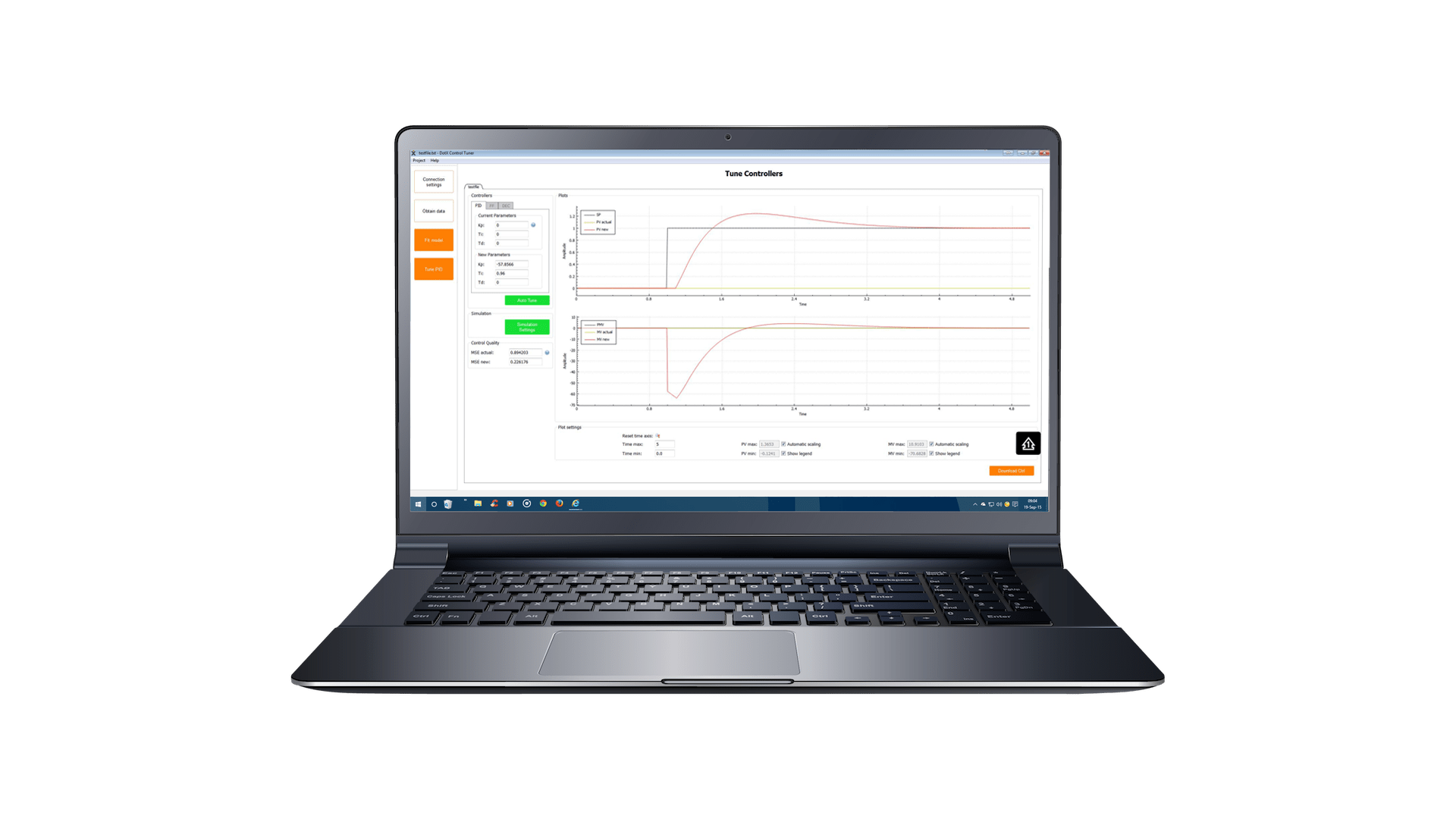 PID Tuner, stepbystep