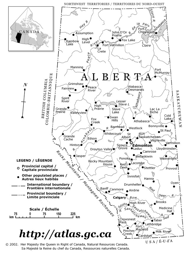 Alberta Road Map Printable Ansley Melloney
