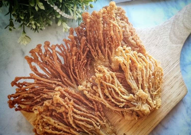 Resep Jamur Enoki Crispy