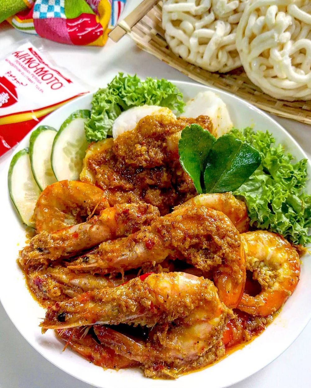 Resep Udang Saus Rendang