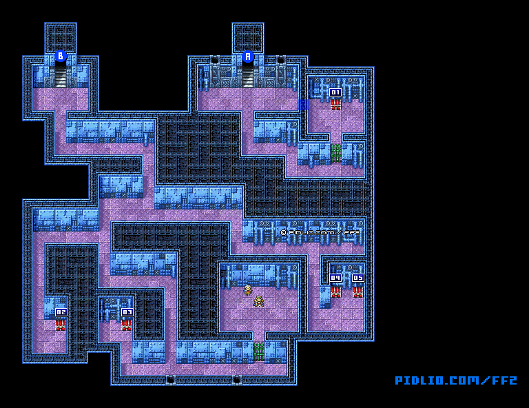 リメイク版FF2 大戦艦のマップ ／ FF2攻略・全マップ完備 ／ リメイク版ソウル・オブ・リバース対応：ファイナル