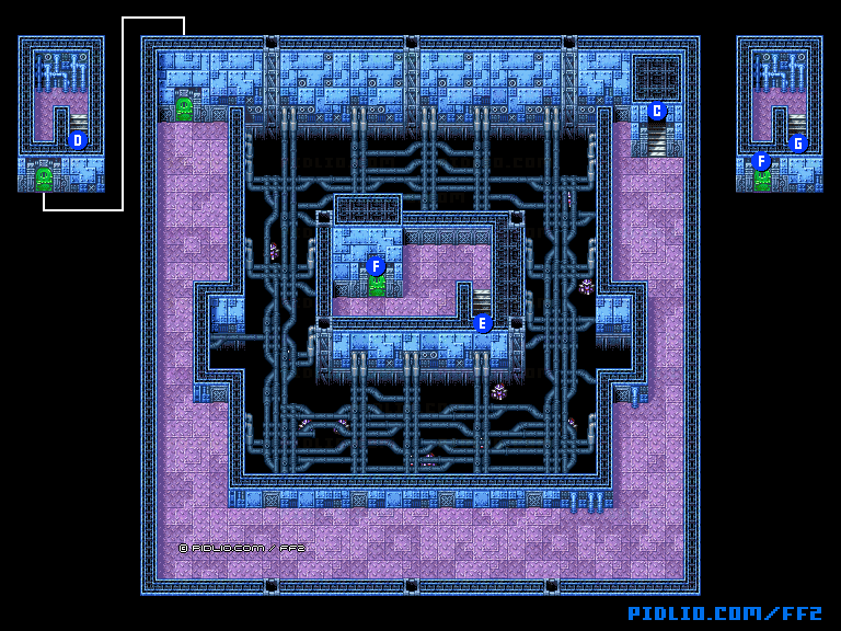 リメイク版FF2 大戦艦のマップ ／ FF2攻略・全マップ完備 ／ リメイク版ソウル・オブ・リバース対応：ファイナル