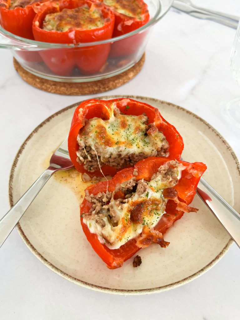 Keto punjena paprika Pidžama mama