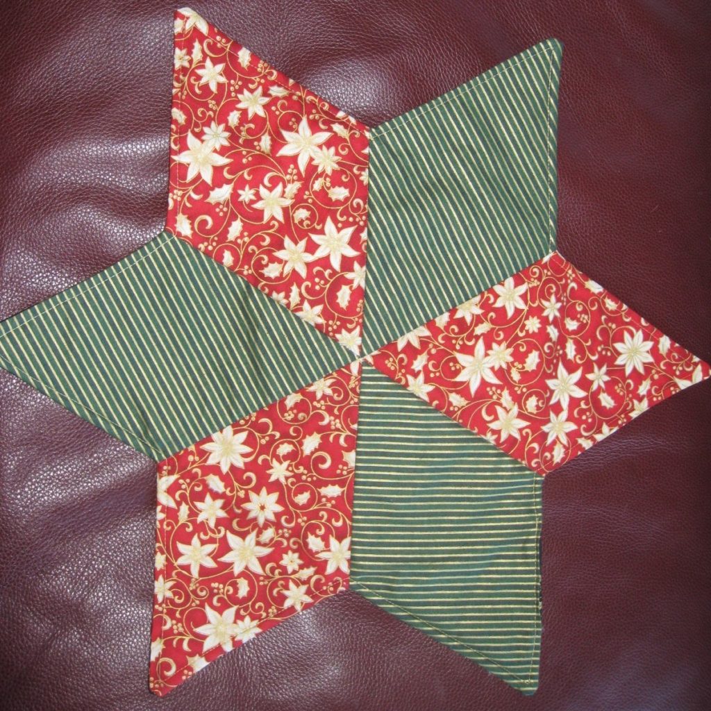 Star Mat Tutorial Pieced Brain