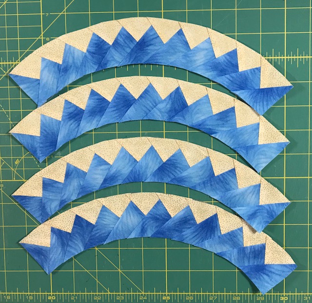 Curved Paper Piecing Tutorial with stepbystep photos Pieced Brain