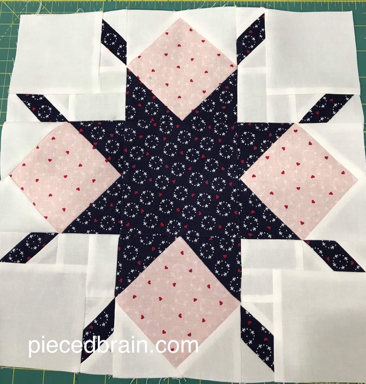 Star quilt block it only looks difficult Pieced Brain