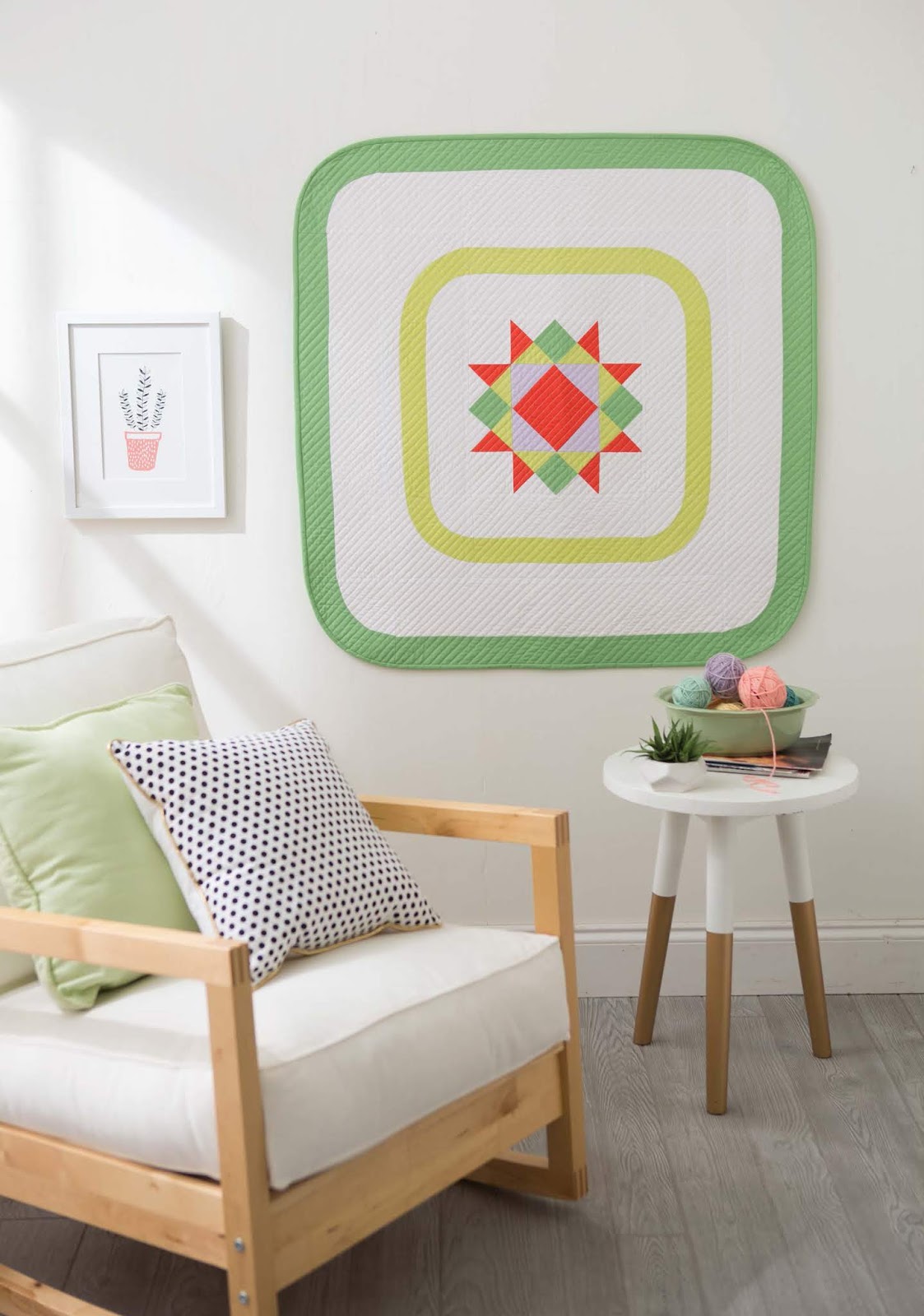 Quilted Wall Hangings for home decor Pieced Brain