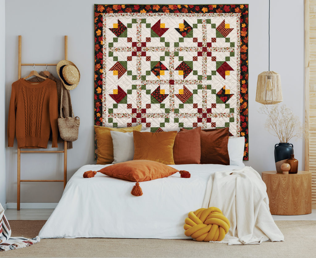 Fall home decor quilted and everlasting! Pieced Brain