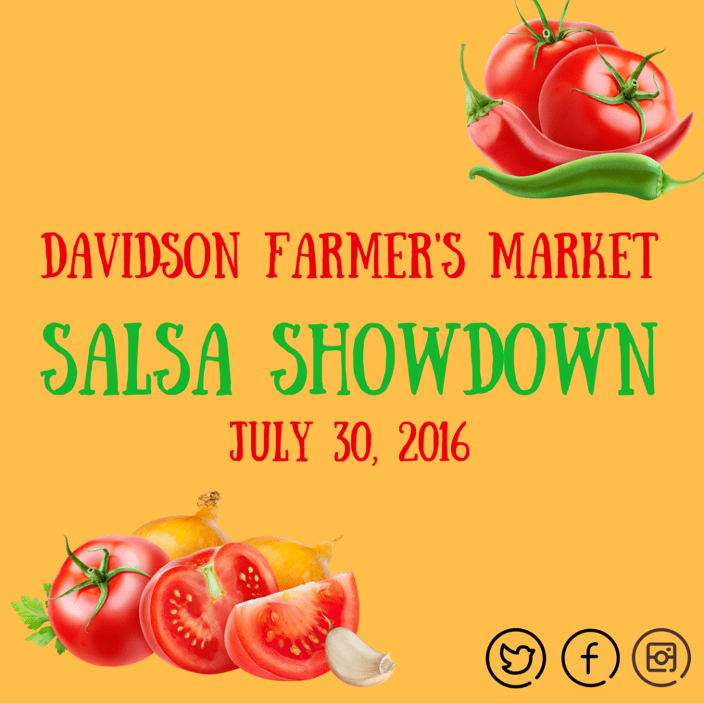 Davidson Farmer's Market 2016 Salsa Showdown Piedmont Culinary Guild