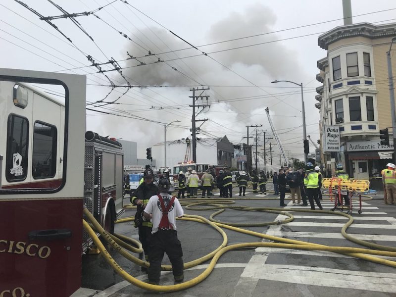 Multibuilding fire in SF prompts air quality advisory Piedmont Exedra