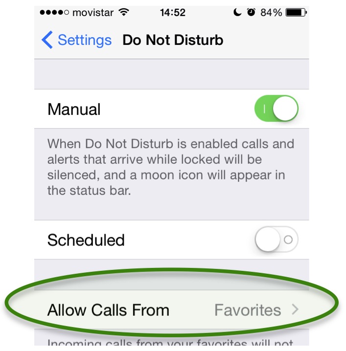 Do Not Disturb Setup iOS Martin's Blog