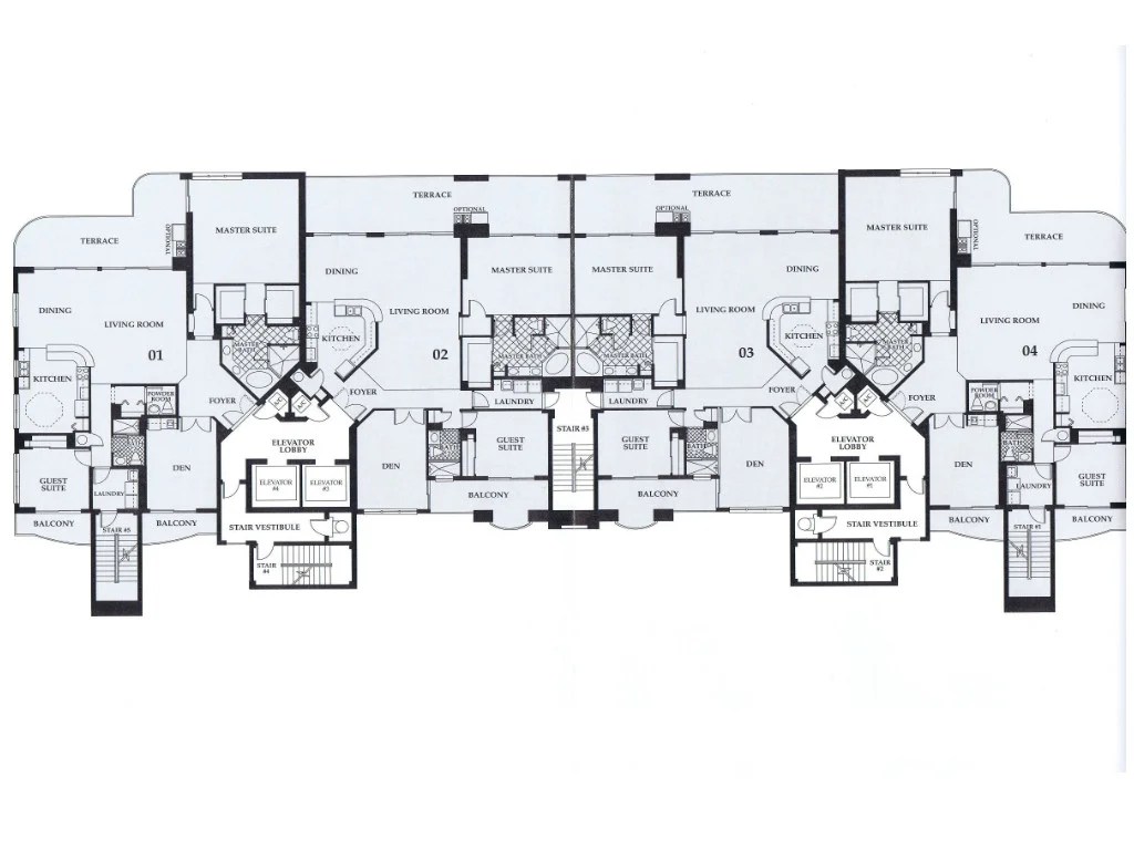Floor Plans Pier 81 N of Marco Island