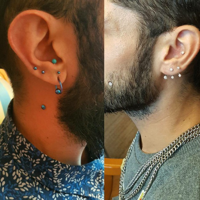 Ear Lobe Piercing [50 Ideas] Pain Level, Healing Time, Cost