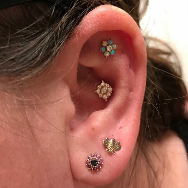 Conch Piercing [50 Ideas] Pain Level, Healing Time, Cost, Experience