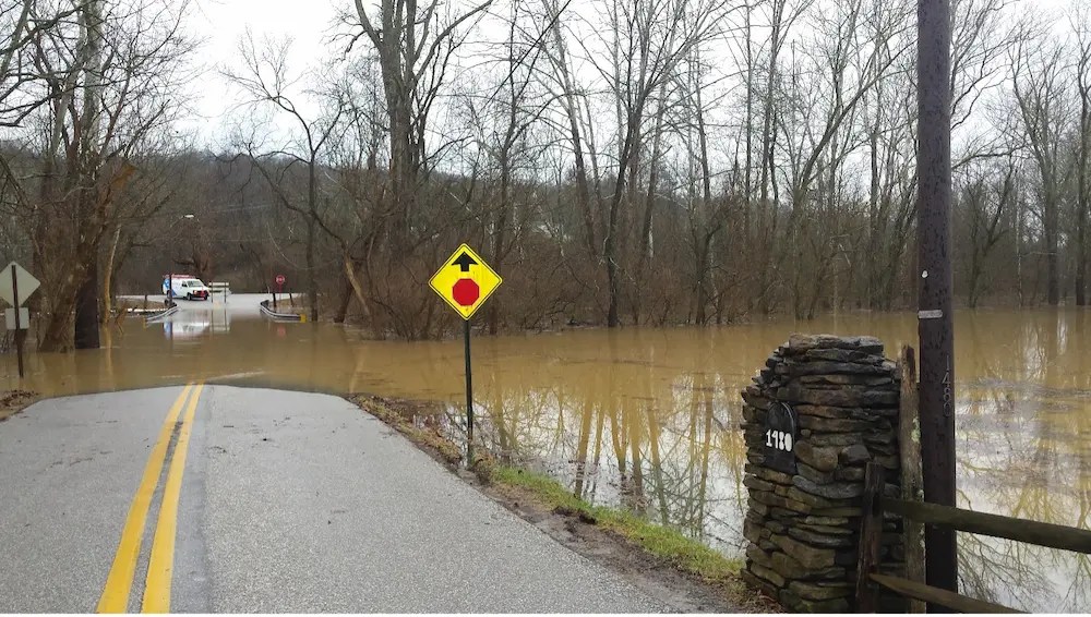 Flooding Pierce Township