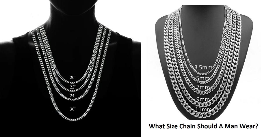 What Size Chain Should A Man Wear? (Detailed Expert Guide) Piercinghome