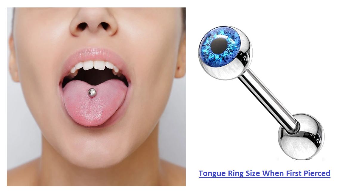 Tongue Ring Size When First Pierced Secret Tips