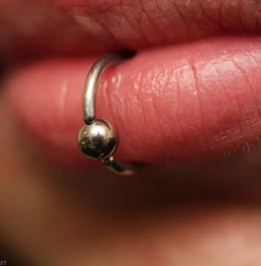 Vertical Labret Hoop Ring Store