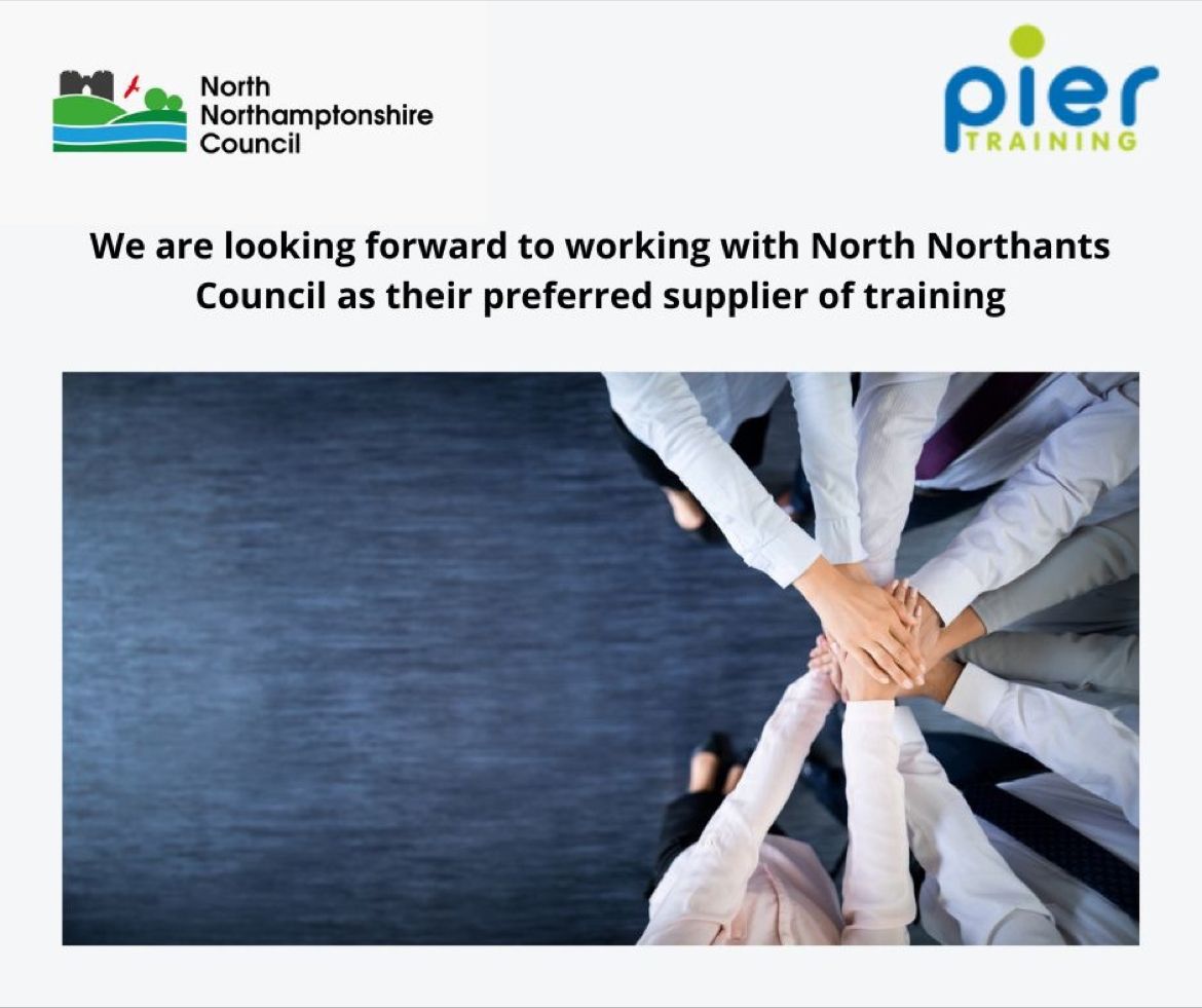 Looking forward to working with North Northants Council Pier Training