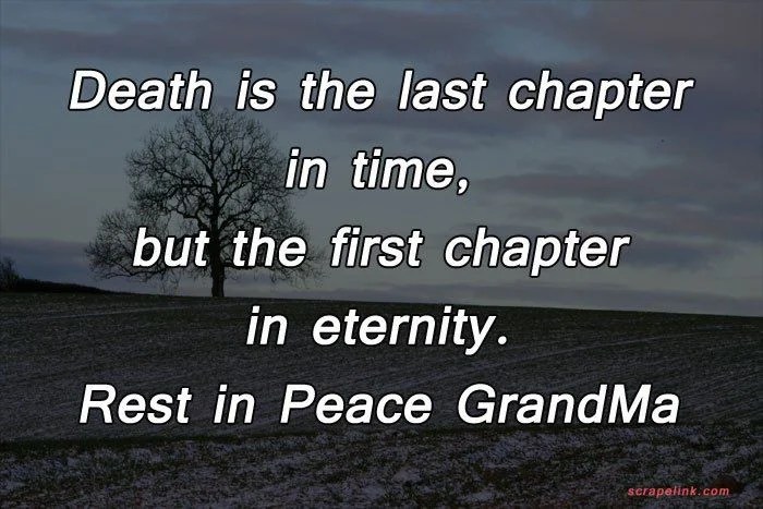 rest in peace grandmother death quotes Rip Grandma Quotes. Quotes For Grandmother - Piethis