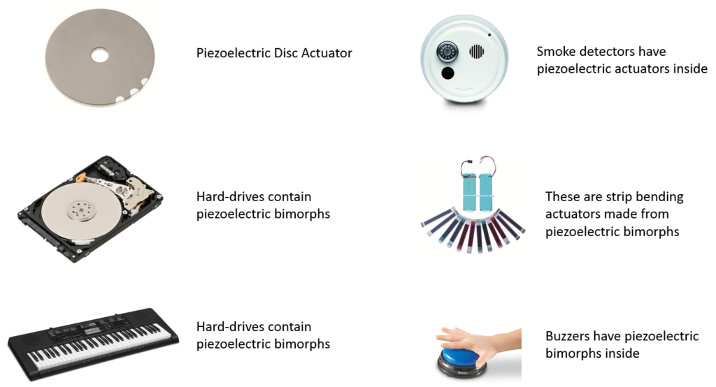 Piezoelectric Bimorph Applications of Piezoelectric Bimorph