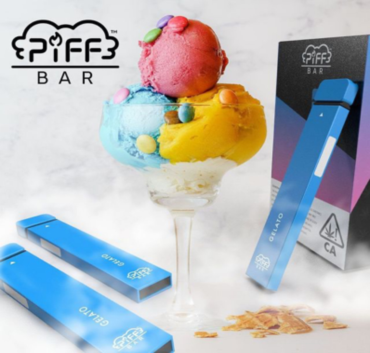 Piff Bar Gelato disposable device Piff Bars Official