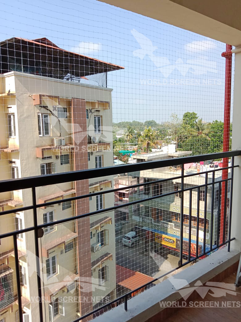 Anti Balcony Net Kochi Kerala Total Bird Net Solutions