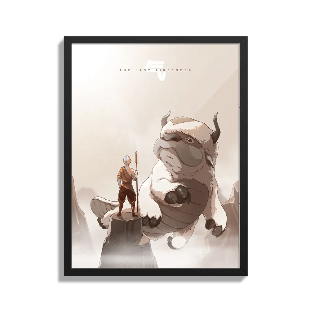 Aang & Appa Poster │ Anime Poster by PigModding