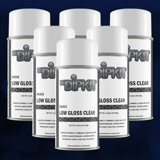 Low Gloss Clear 6Pack 4oz PI Hydrographics