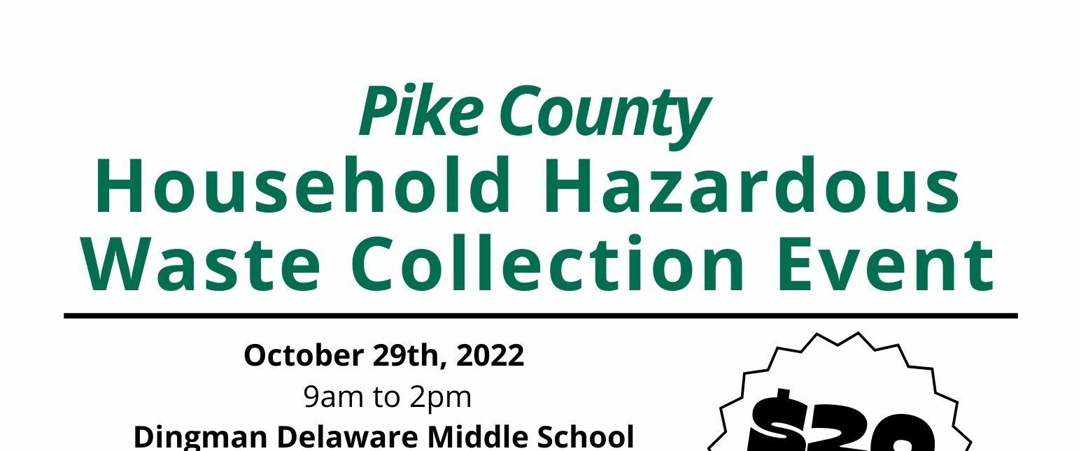 Household Hazardous Waste Collection Event Pike County Conservation