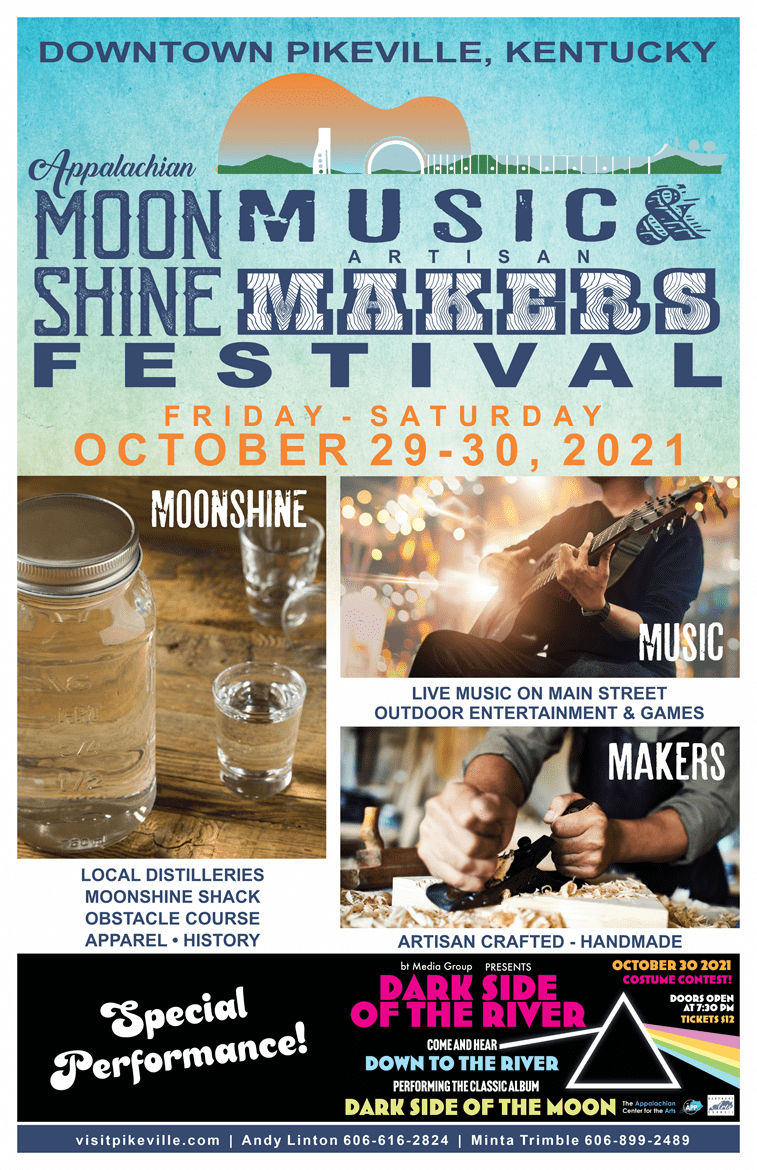 Moonshine Festival 2023 Appalachian Moonshine, Music And Makers Festival - City Of Pikeville, Ky