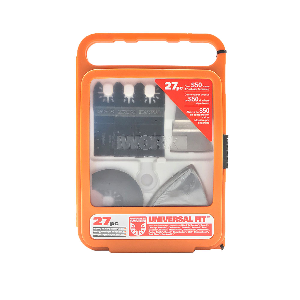 Worx WA5701 26 Piece Oscillating MultiTool Accessory Kit PiKHome