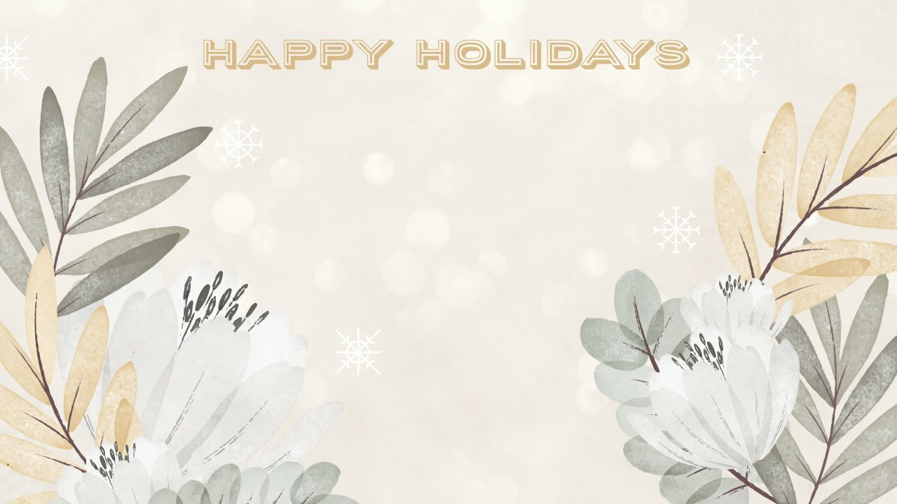 Winter Holiday Zoom Background Free Zoom Background Template Piktochart