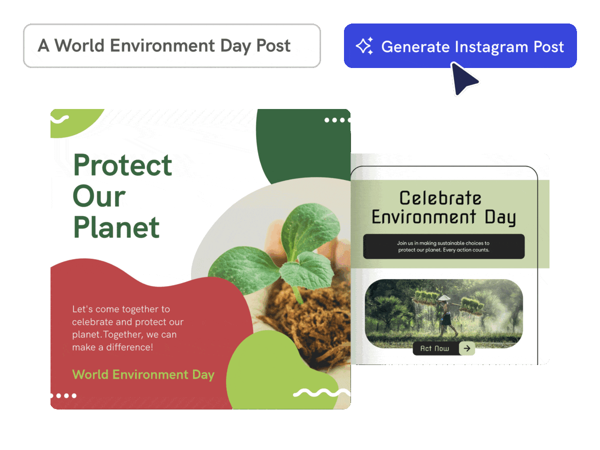 Free AI Instagram Post Generator—Piktochart AI
