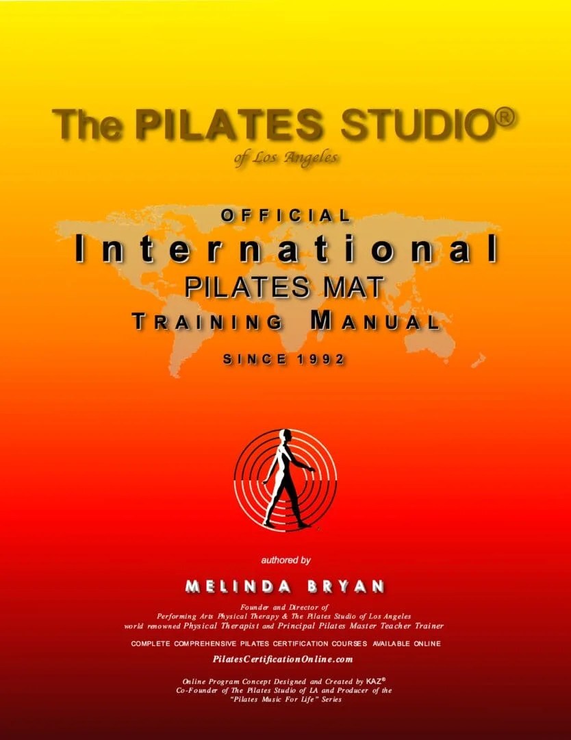 Complete Pilates System Training Manuals Certification Online