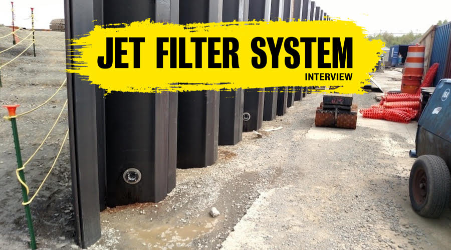 INTERVIEW JET Filter System Maintainable Weep Hole Filters Pile