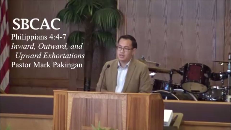 Inward, Outward, and Upward Exhortations Pillar Bible Church