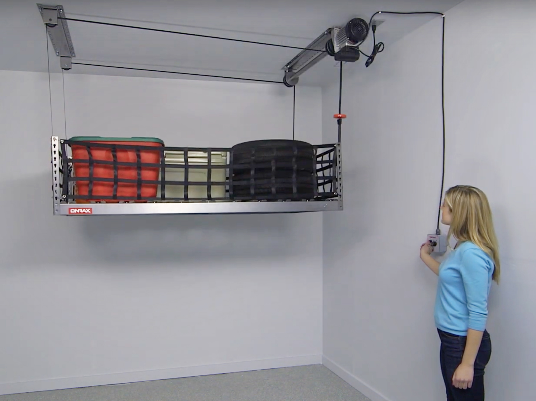 ONRAX Overhead Storage Solutions Pillar Product Design