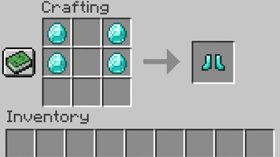 How to make Diamond Boots in Minecraft Pillar Of Gaming