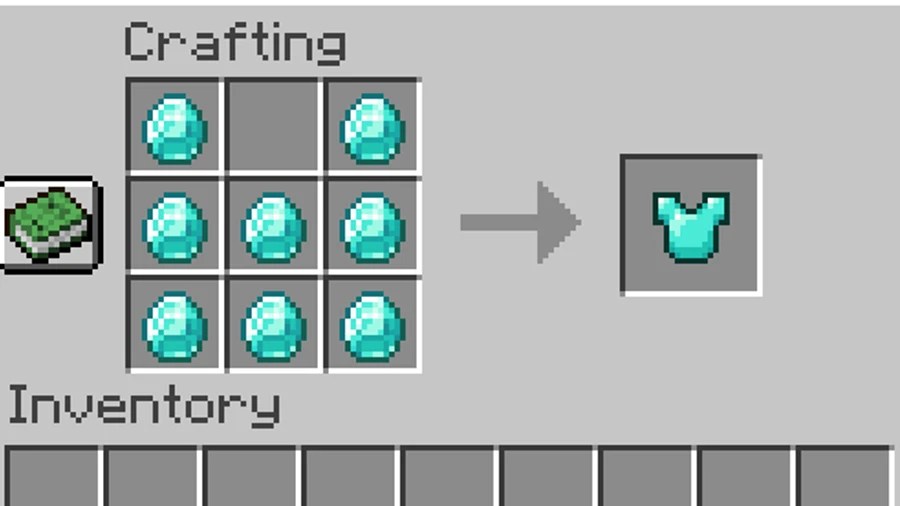 How to make Diamond Chestplate in Minecraft Pillar Of Gaming