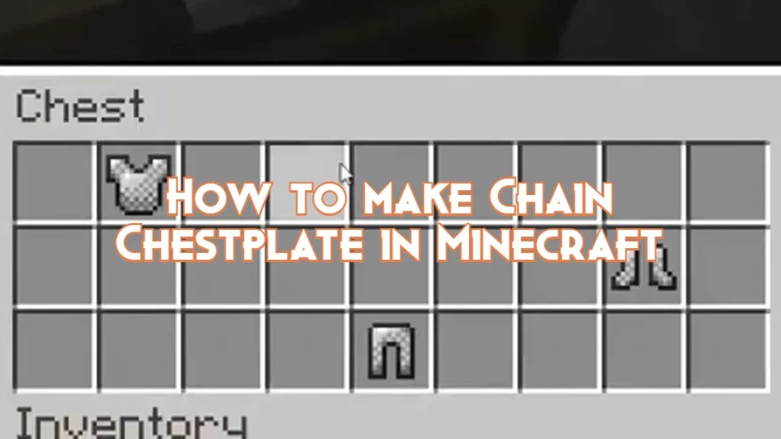 How to make Chain Chestplate in Minecraft Pillar Of Gaming