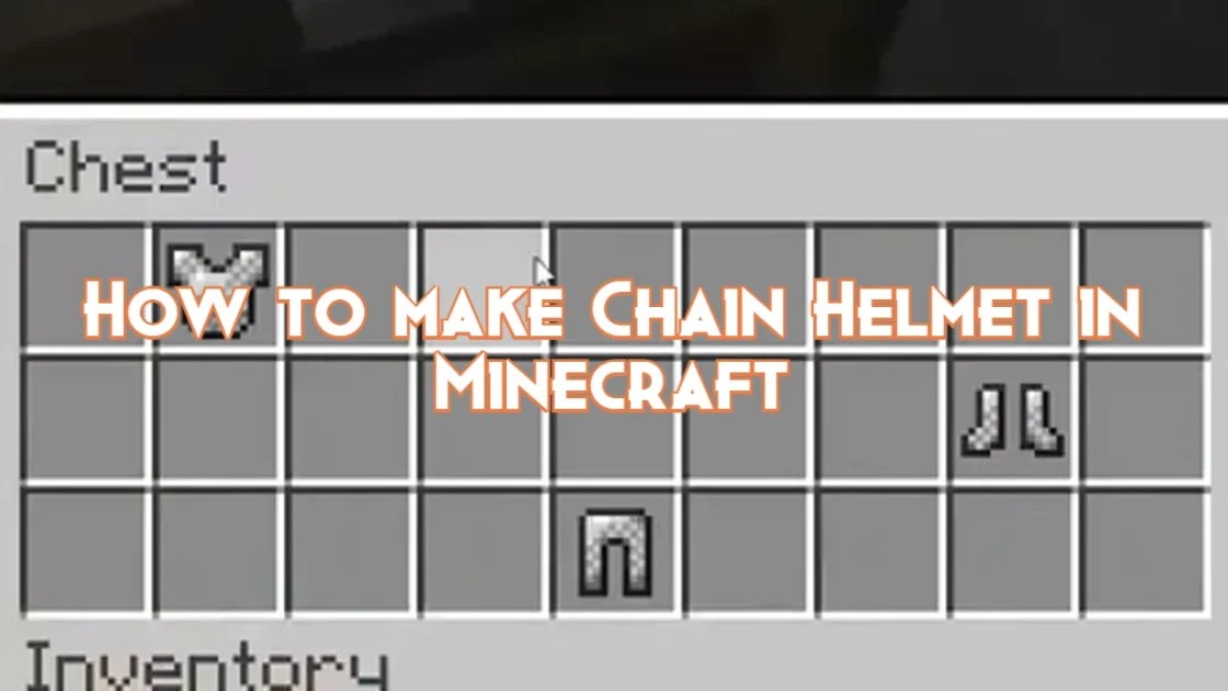 How to make Chain Helmet in Minecraft Pillar Of Gaming