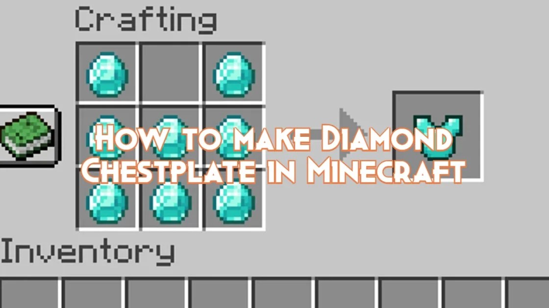 How to make Diamond Chestplate in Minecraft Pillar Of Gaming
