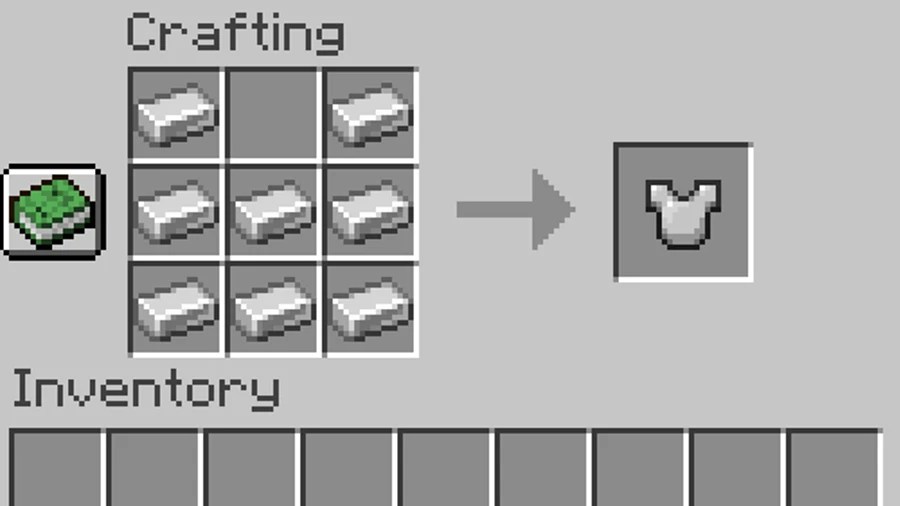 How to make Iron Chestplate in Minecraft Pillar Of Gaming