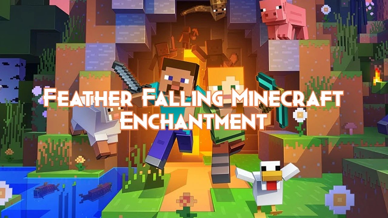 Feather Falling Minecraft Enchantment Pillar Of Gaming