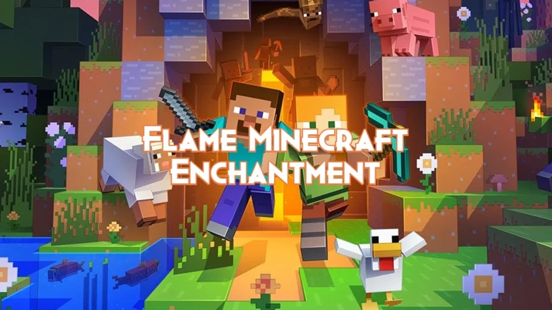 Flame Minecraft Enchantment Pillar Of Gaming