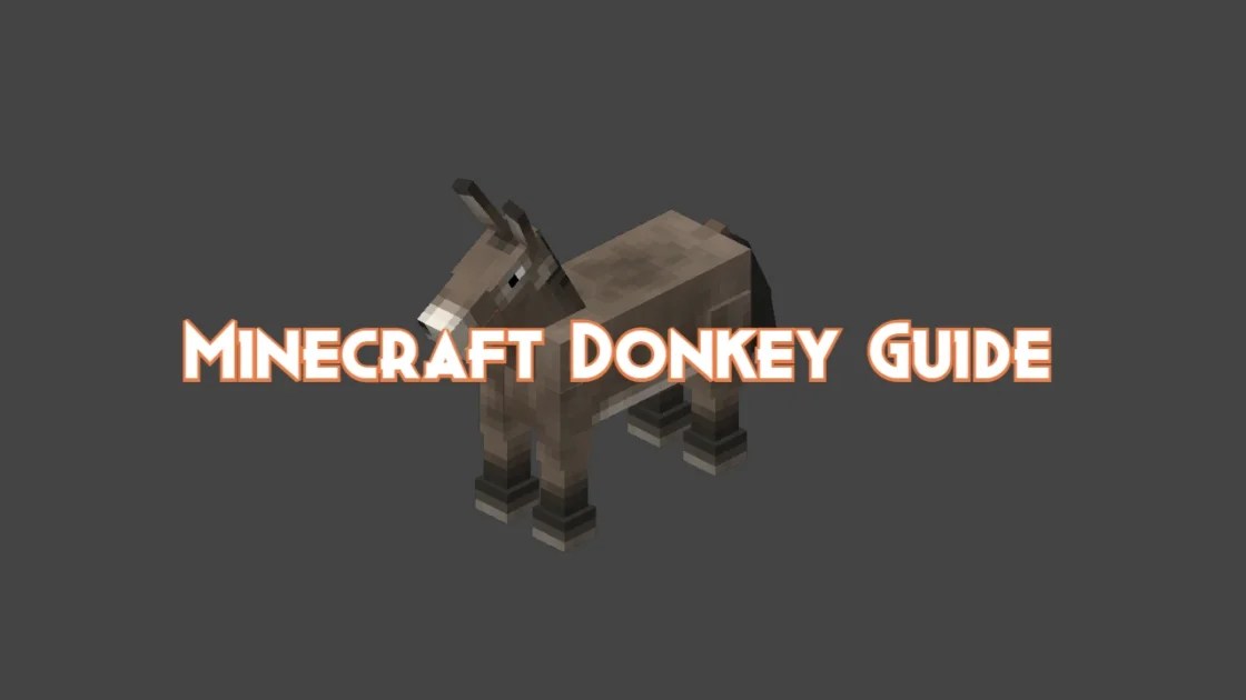 Minecraft Donkey Guide Drops, Behavior and Attacks Pillar Of Gaming