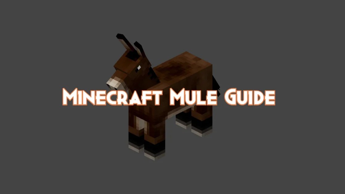 Minecraft Mule Guide Drops, Behavior and Attacks Pillar Of Gaming